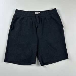 Faherty Legend Sweatshort Mens Large Gray Active Fleece Comfy Casual